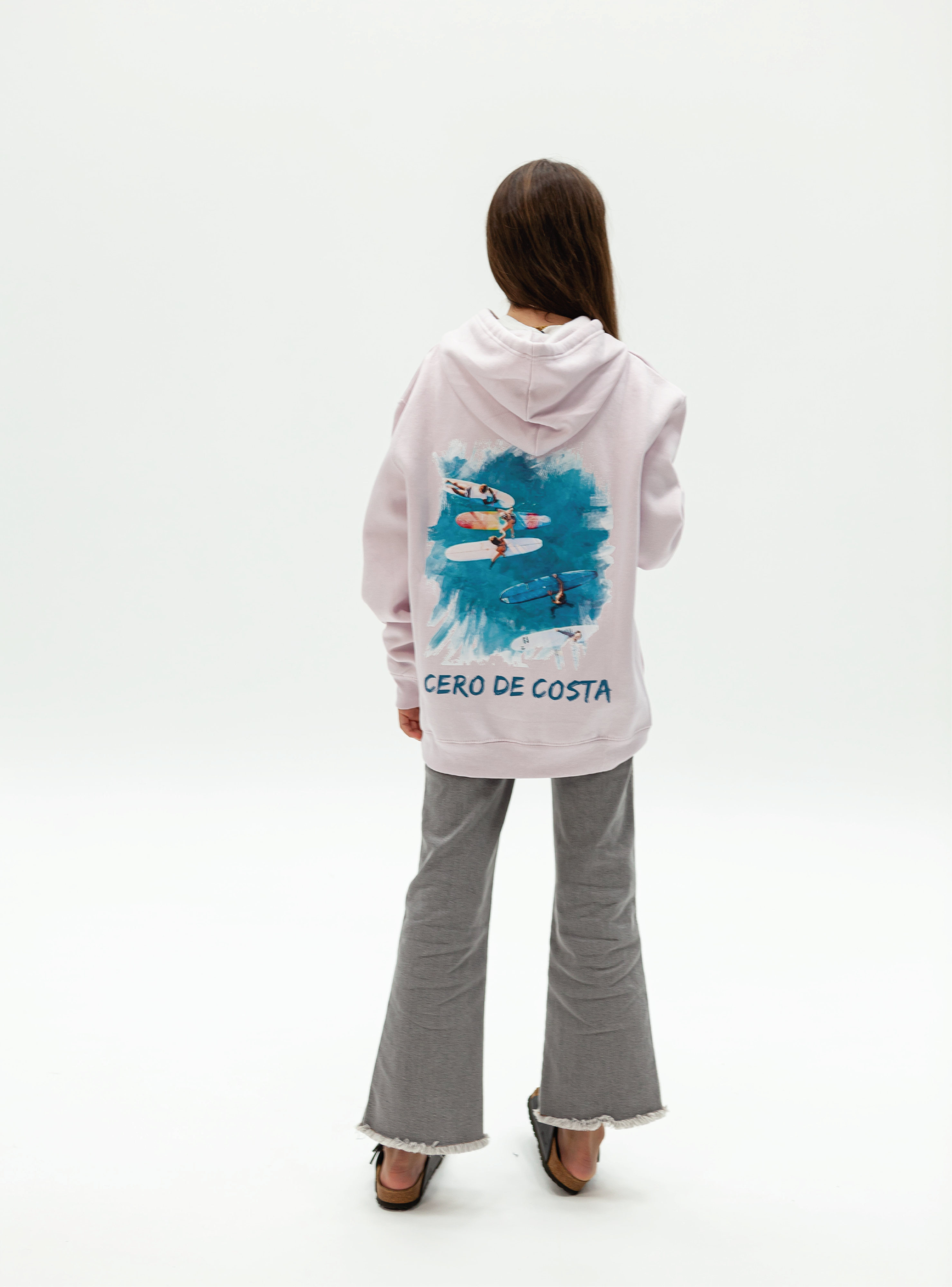 SUDADERA ROSA EMPOLVADA/AZUL SURFERS